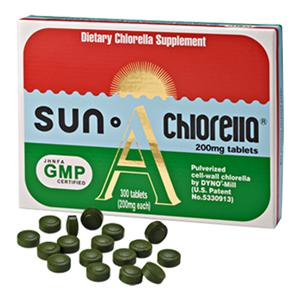 Sun Chlorella 'A'. 300 Tablets.