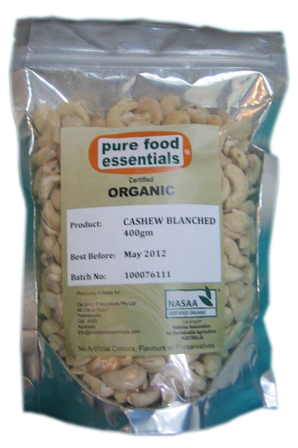 Cashew Nuts. Raw. Chemical Free. 400g.