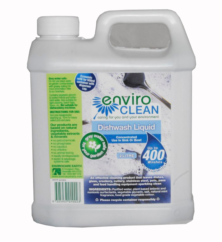 Enviro Clean Dishwash Liquid. 2 Ltre.