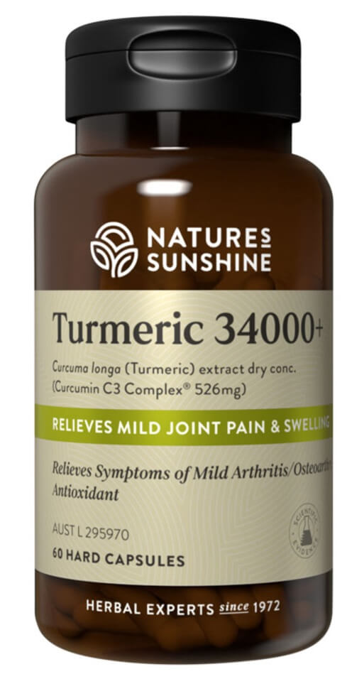 Nature's Sunshine Tumeric.- 34000+ - 60 Capsules - Click Image to Close