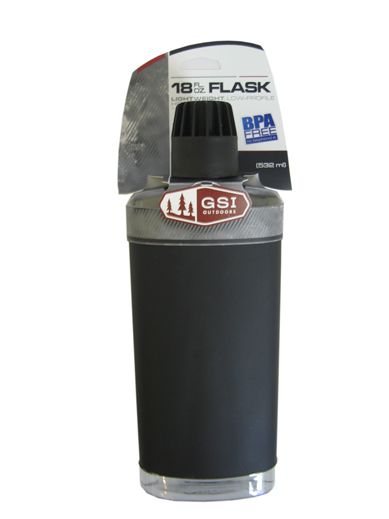 GSI Outdoors Resin Drinking Flask. 532ml. Virtually Unbreakable! BPA Free.