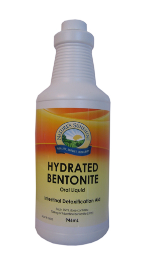 Nature's Sunshine Hydrated Bentonite. 946ml. - Click Image to Close