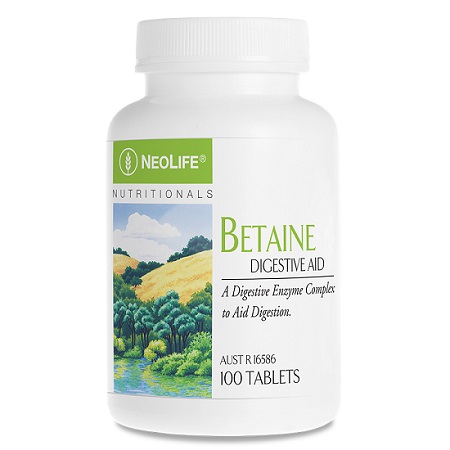 Betaine Digestive Aid. 100 Tablets.