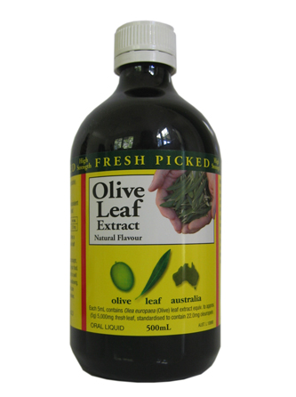 Olive Leaf Extract - High Strength, Natural Flavour 500ml.