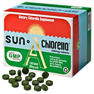 Sun Chlorella 'A'. 1500 Tablets.